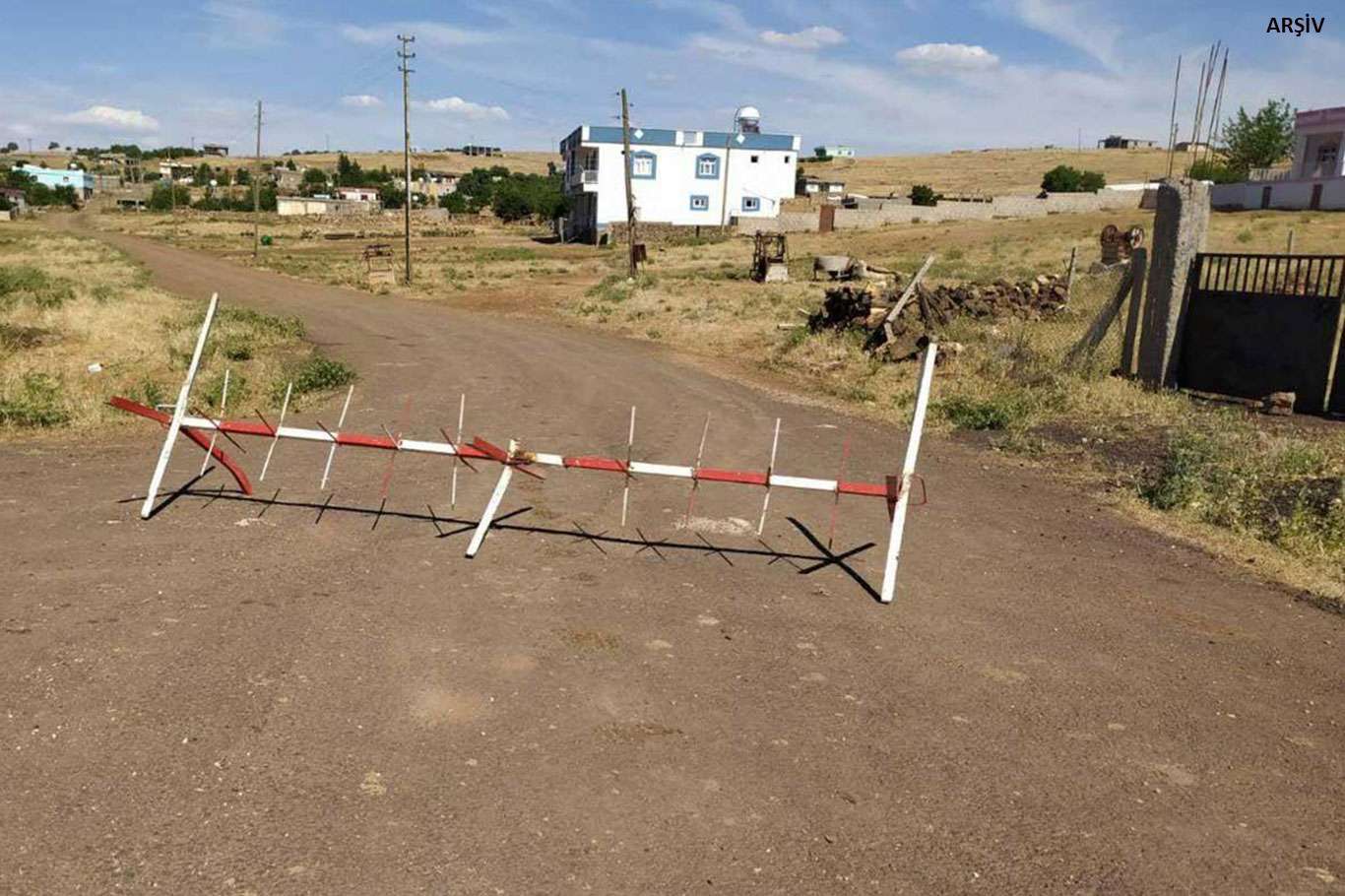 Çınar'da bir mezra karantinaya alındı